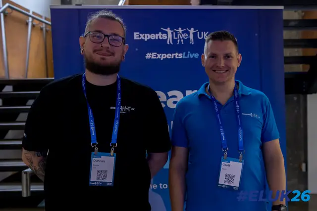Duncan Boyne speaking at Experts Live UK 2026
