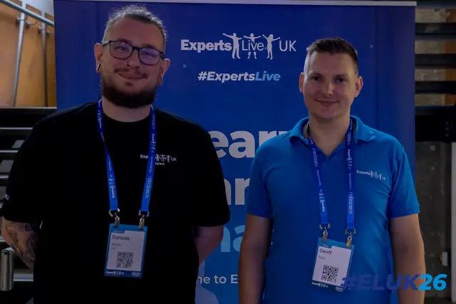 Duncan Boyne speaking at Experts Live UK 2026
