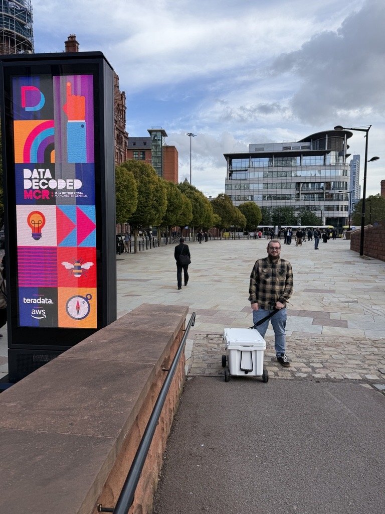 Data Decoded Manchester: one slide, six systems, 100% live demo