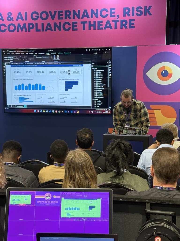 The report coming together in Power BI Desktop