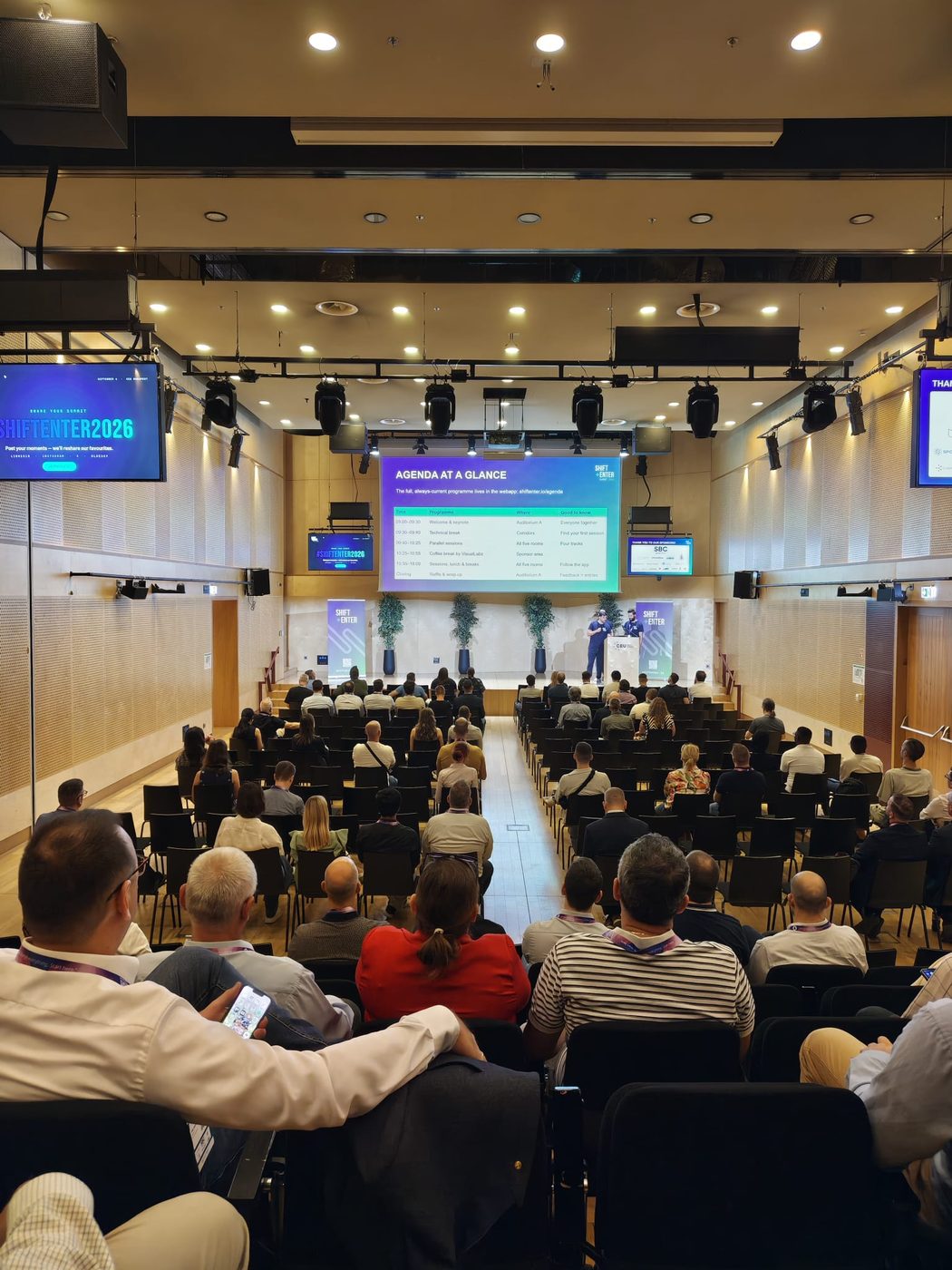 The keynote in Auditorium A
